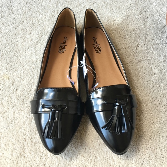 Charlotte Russe Shoes - CHARLOTTE RUSSE BLACK MOCCASINS LOAFERS BRAND NEW WITH TAGS US 6